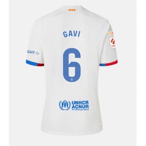 Barcelona Paez Gavi #6 Replica Away Stadium Shirt 2023-24 Short Sleeve